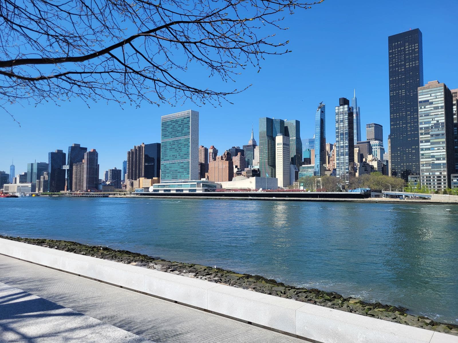 Manhattan skyline from across the river